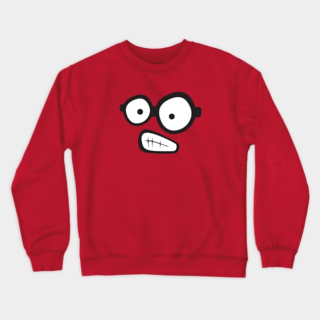 Angry Boy Crewneck Sweatshirt by graphicganga